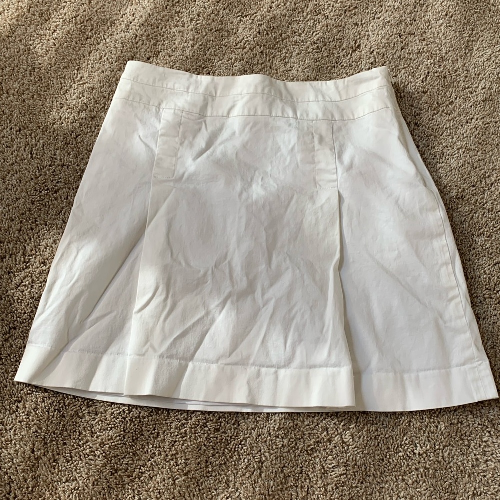 White Mini Banana Republic skirt